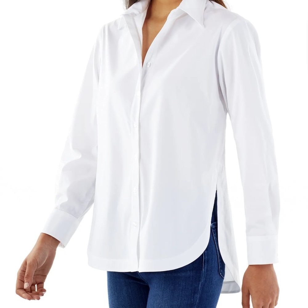 Keller silky poplin shir